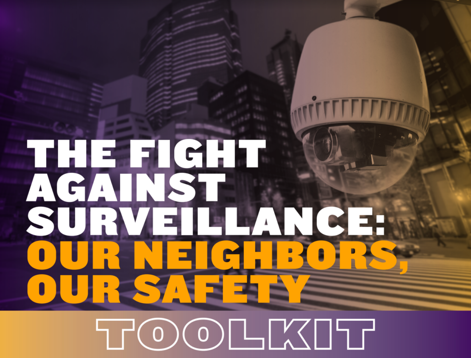 Screenshot of toolkit cover. Includes toolkit name over an image of a security camera.